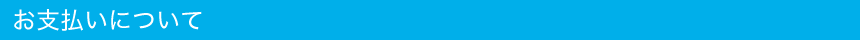 お支払いについて